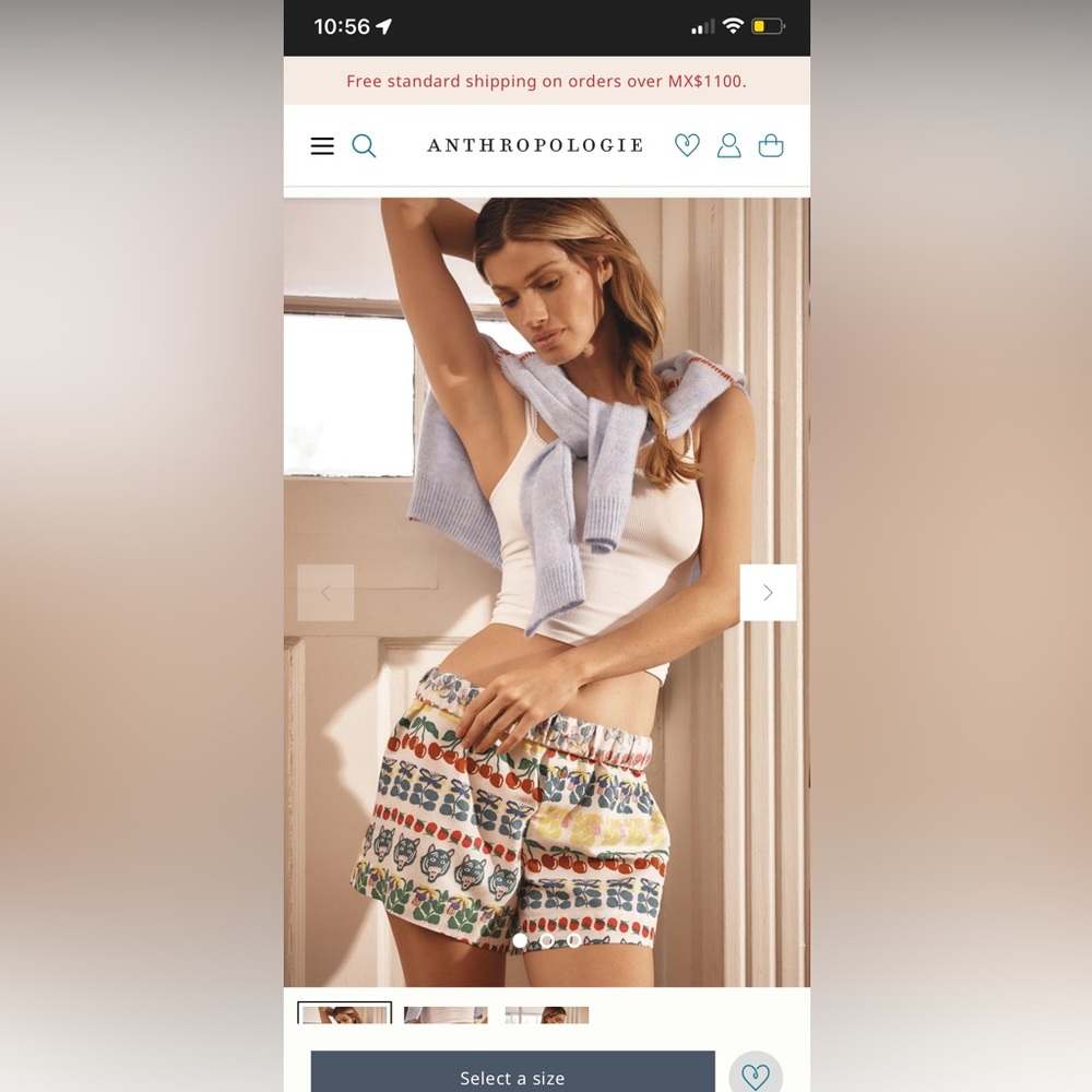 Anthropologie The Wren Boxer Shorts : Flannel Edition - Picture 6 of 9